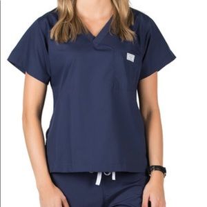 Blue sky navy scrubs